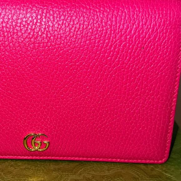 Authentic Gucci GG Marmont Wallet On A Chain - Picture 8 of 16